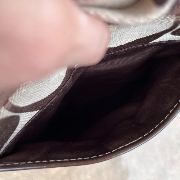 NWOT Coach Signature Stripe Crossbody Swing Pack - Picture 11 of 12